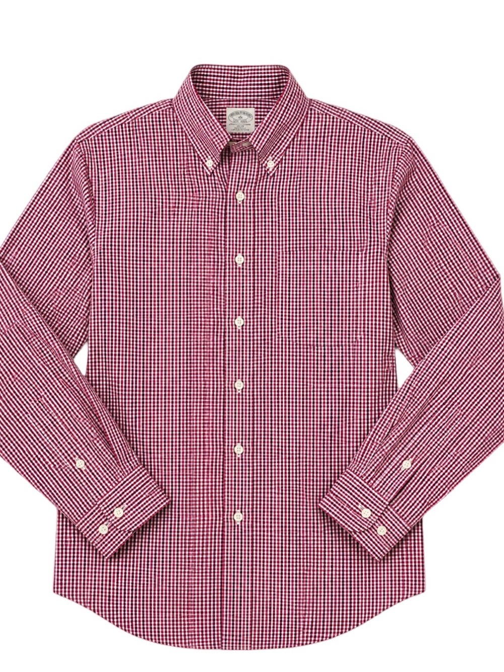 Brooks Brothers Red Gingham Button Down Shirt Men’s XL Preppy Business Casual